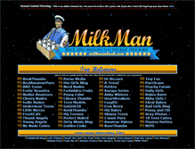 Tablet Screenshot of milkmanbook.com